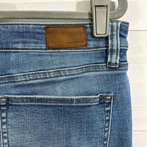 Lands End Jeans Size 12 Mid Rise True Straight Leg - Picture 8 of 13
